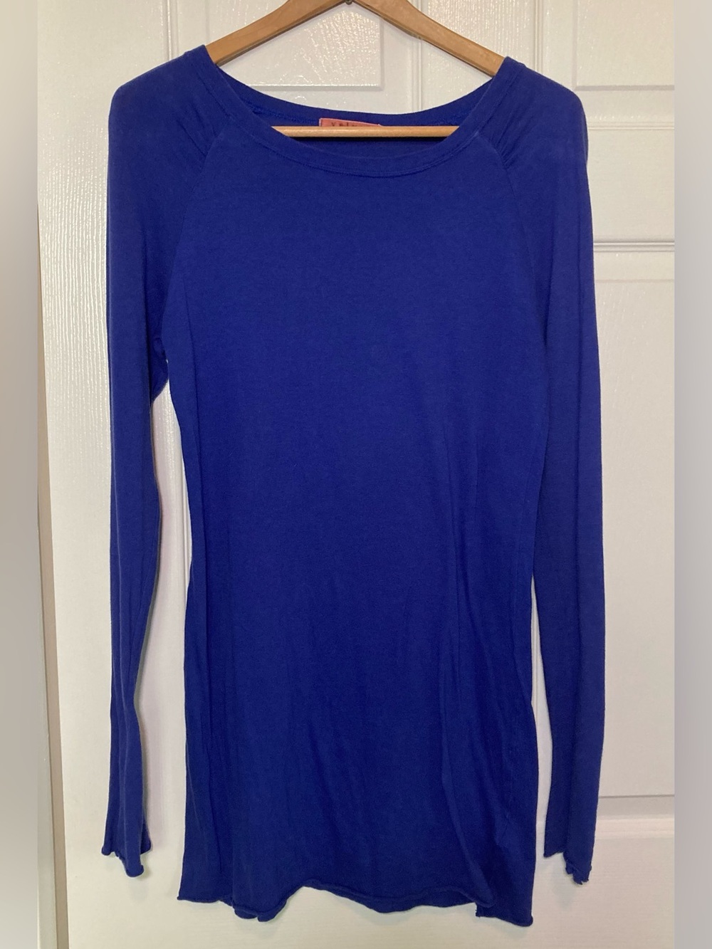 Velvet 🟣 by Graham & Spencer Size XL Long Sleeve T Shirt in Royal Blue